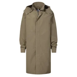 Chester Mens Waterproof Car Coat - Mushroom