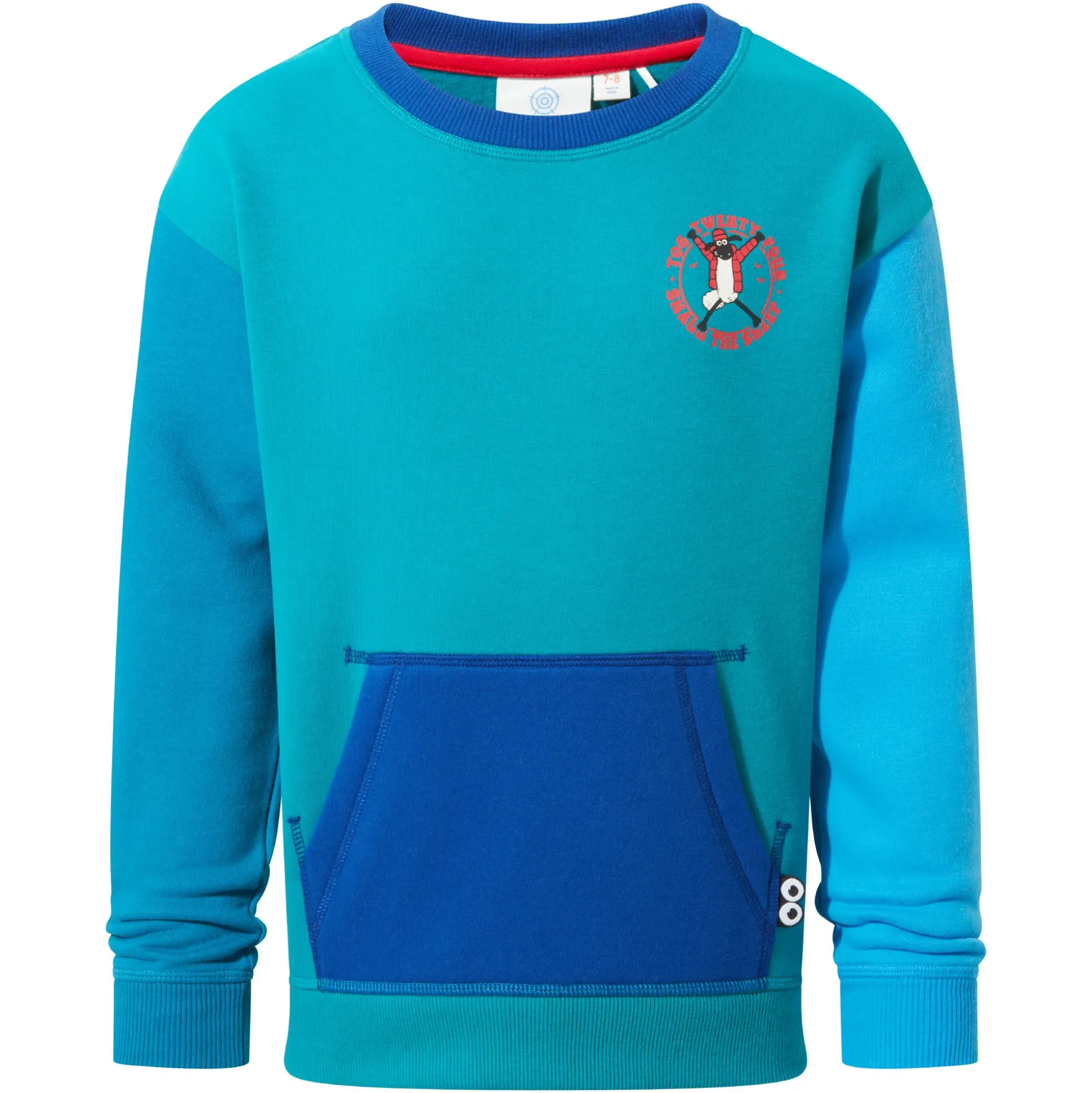 Cheviot Kids Shaun the Sheep Sweat - Jungle Green