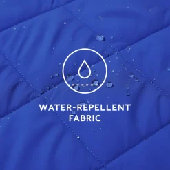 Cirnan Womens Shower Resistant Insulated Packaway Jacket - Ultra Marine