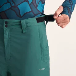 Clusaz Mens Waterproof Insulated Salopettes - Dark Turquoise