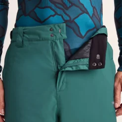 Clusaz Mens Waterproof Insulated Salopettes - Dark Turquoise