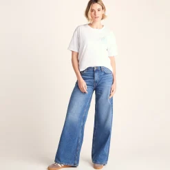 Coast Womens 100% Cotton Supersoft Relaxed Fit T-Shirt - Optic White