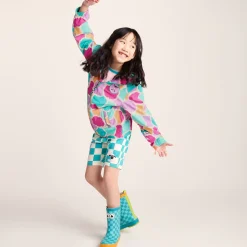 Cohampshire Kids Shaun the Sheep Waterproof Jacket - Pink Cloud Print