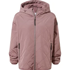 Corlae Womens Oversized Shower Resistant Insulated Jacket - Mauve
