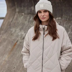 Corlae Womens Oversized Shower Resistant Insulated Jacket - Warm Cloud