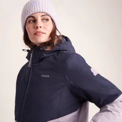 Corvara Womens Waterproof Insulated Ski Jacket - Oxford Blue/Lavender Grey