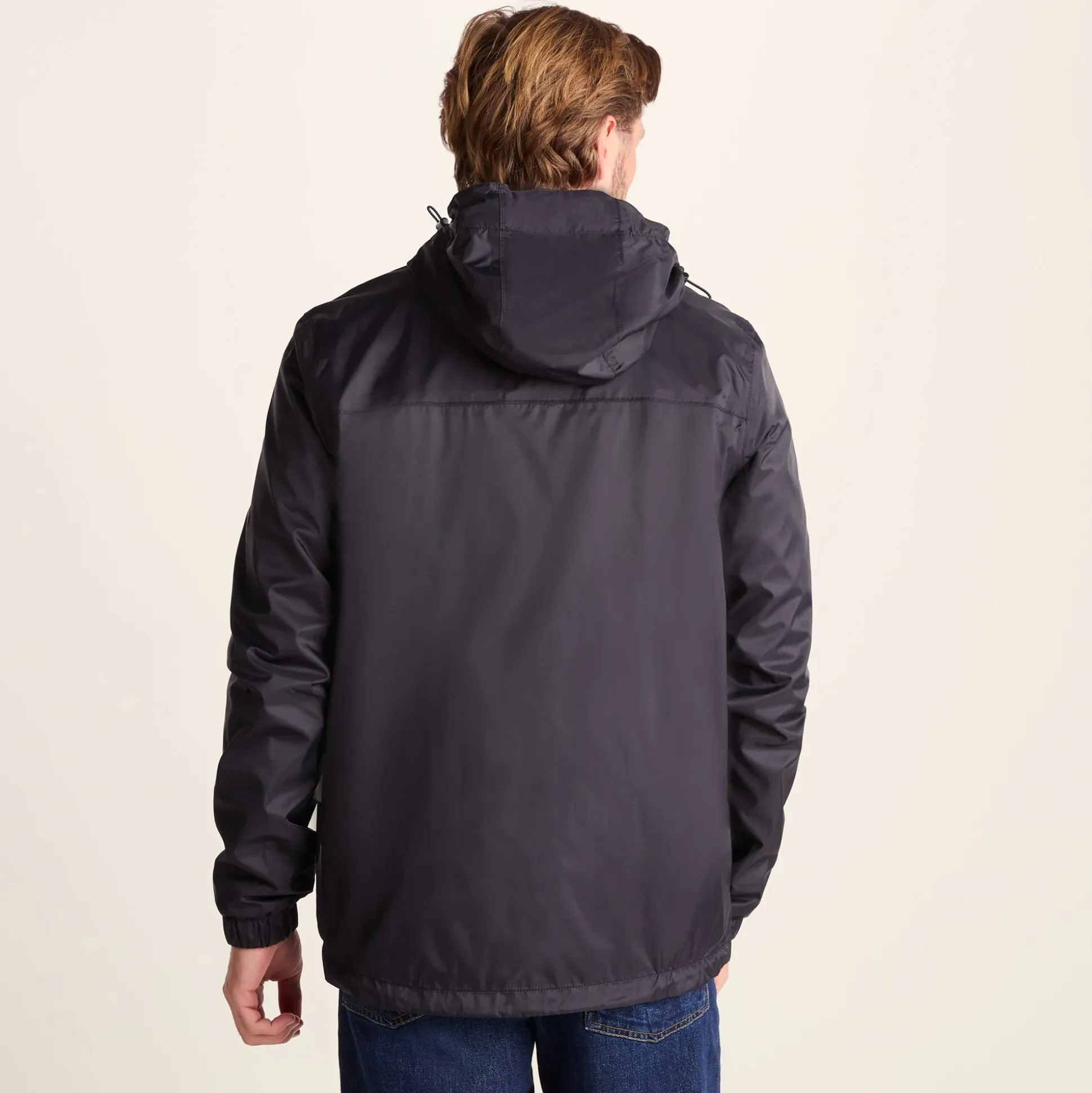 Craven Mens Waterproof Packaway Jacket - Black