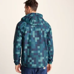 Craven Mens Waterproof Packaway Jacket - Blue Pixel