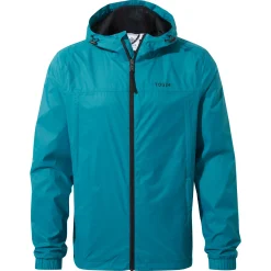 Craven Mens Waterproof Packaway Jacket - Mosaic Blue