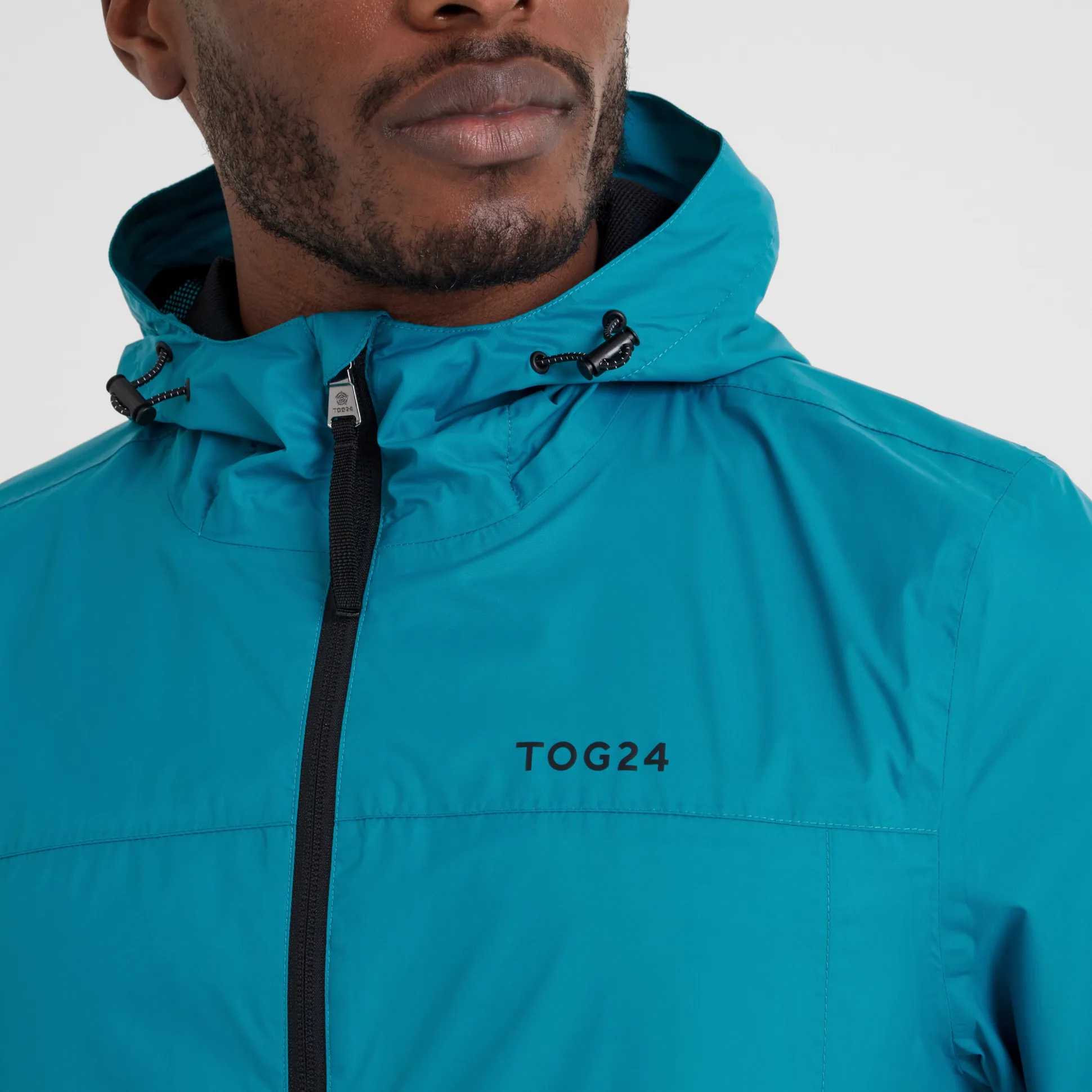 Craven Mens Waterproof Packaway Jacket - Mosaic Blue