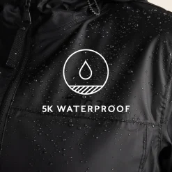 Craven Womens Waterproof Packaway Jacket - Black
