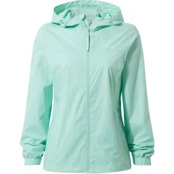 Craven Womens Waterproof Packaway Jacket - Eggshell Blue