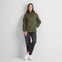 Craven Womens Waterproof Packaway Jacket - Khaki