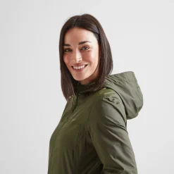 Craven Womens Waterproof Packaway Jacket - Khaki