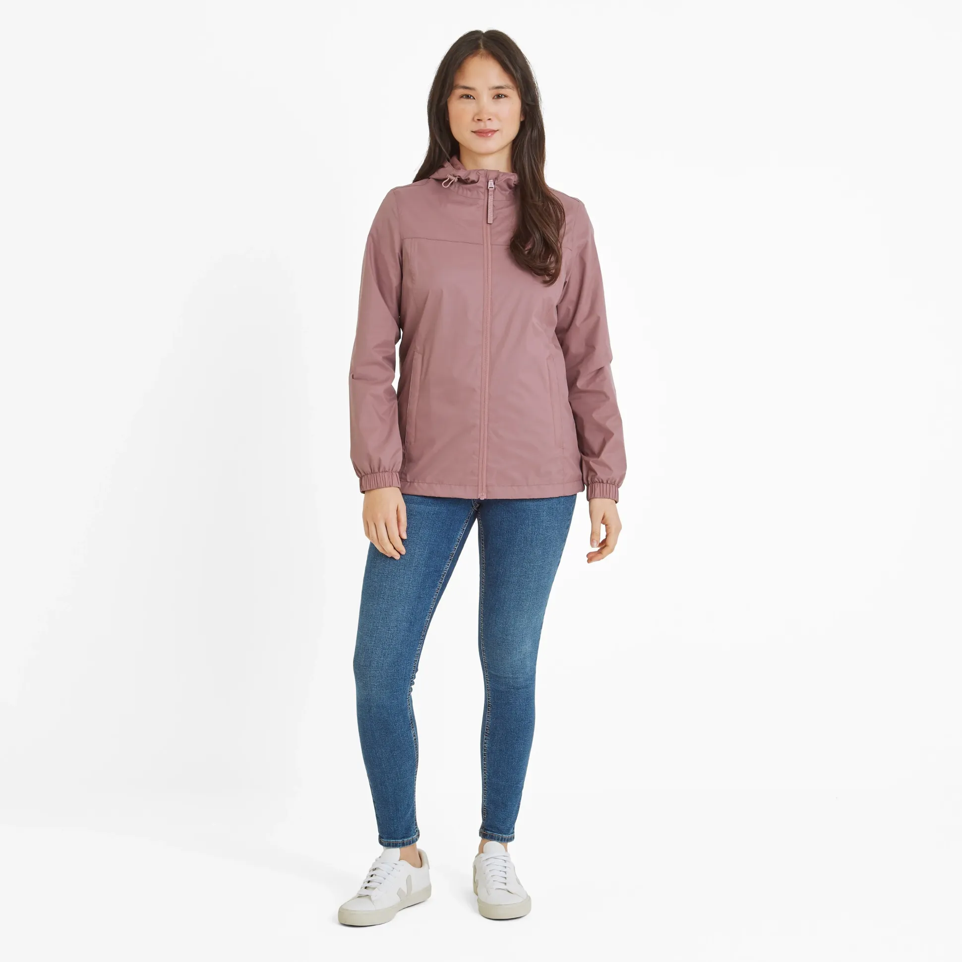 Craven Womens Waterproof Packaway Jacket - Mauve