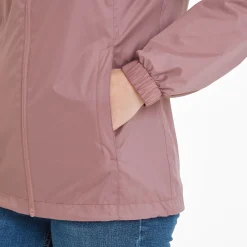 Craven Womens Waterproof Packaway Jacket - Mauve