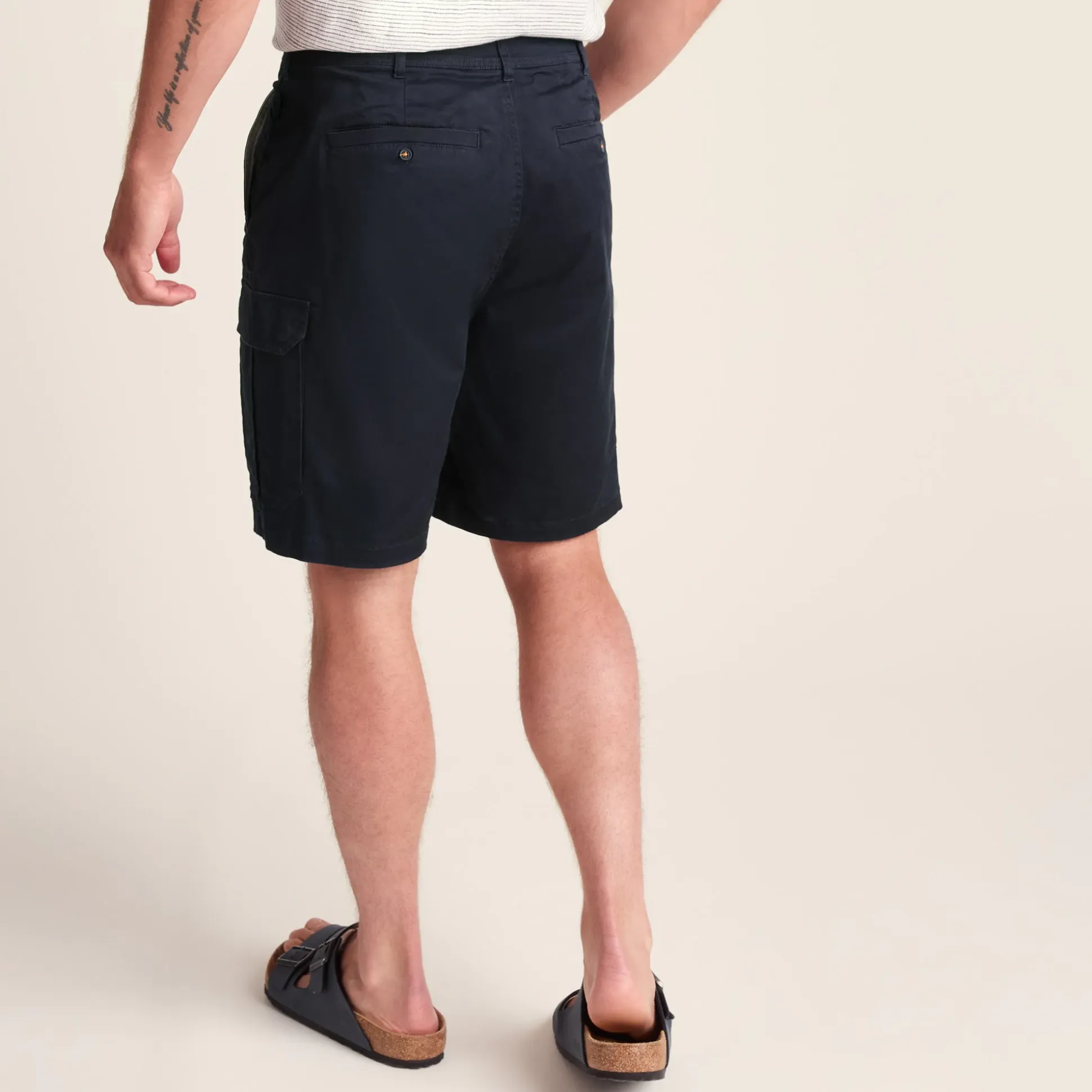 Credo Mens Supersoft Cargo Shorts - Dark Indigo