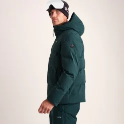 Davos Mens Shower Resistant Insulated Ski Jacket - Dark Turquoise