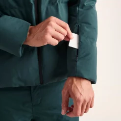 Davos Mens Shower Resistant Insulated Ski Jacket - Dark Turquoise
