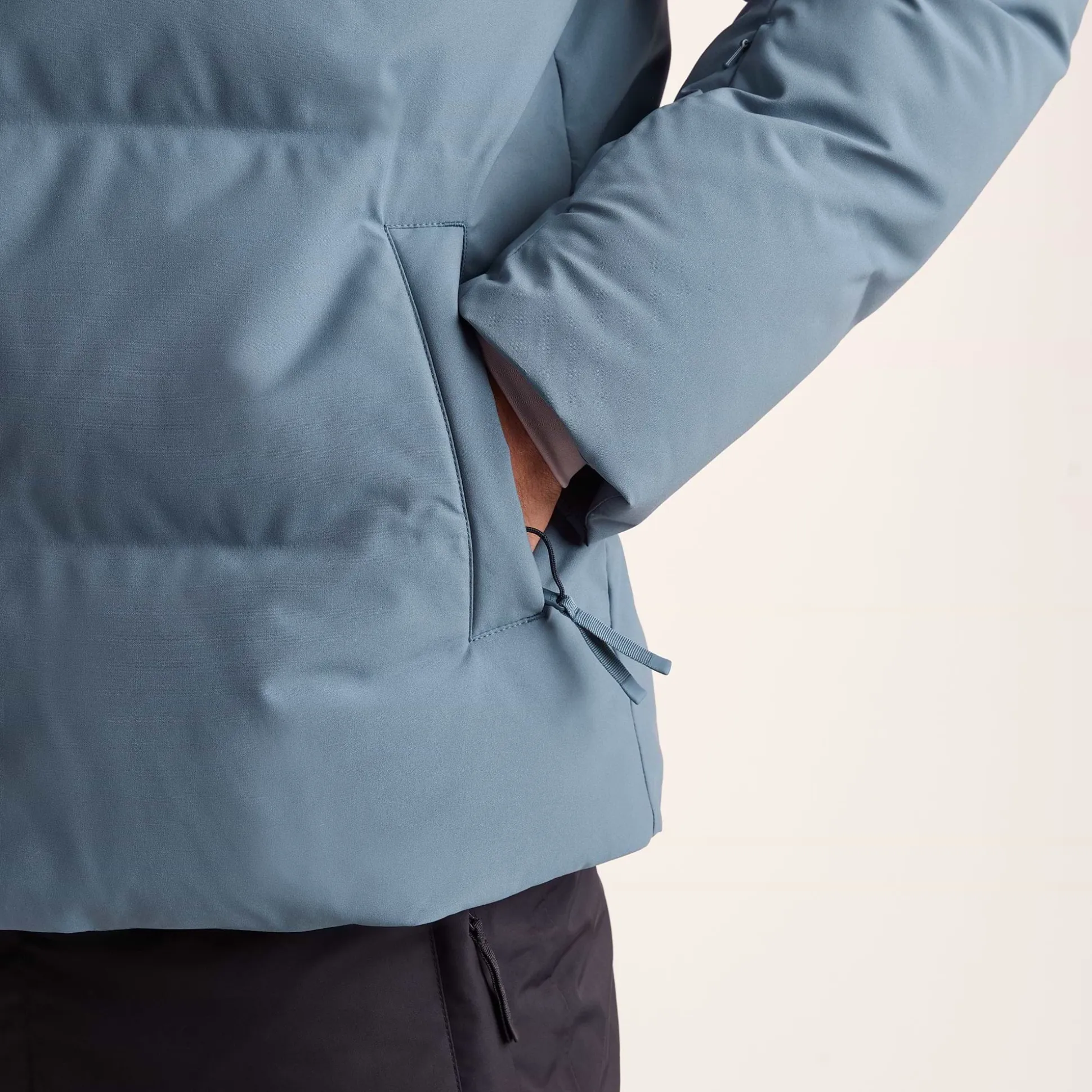 Davos Mens Shower Resistant Insulated Ski Jacket - Fjord Blue