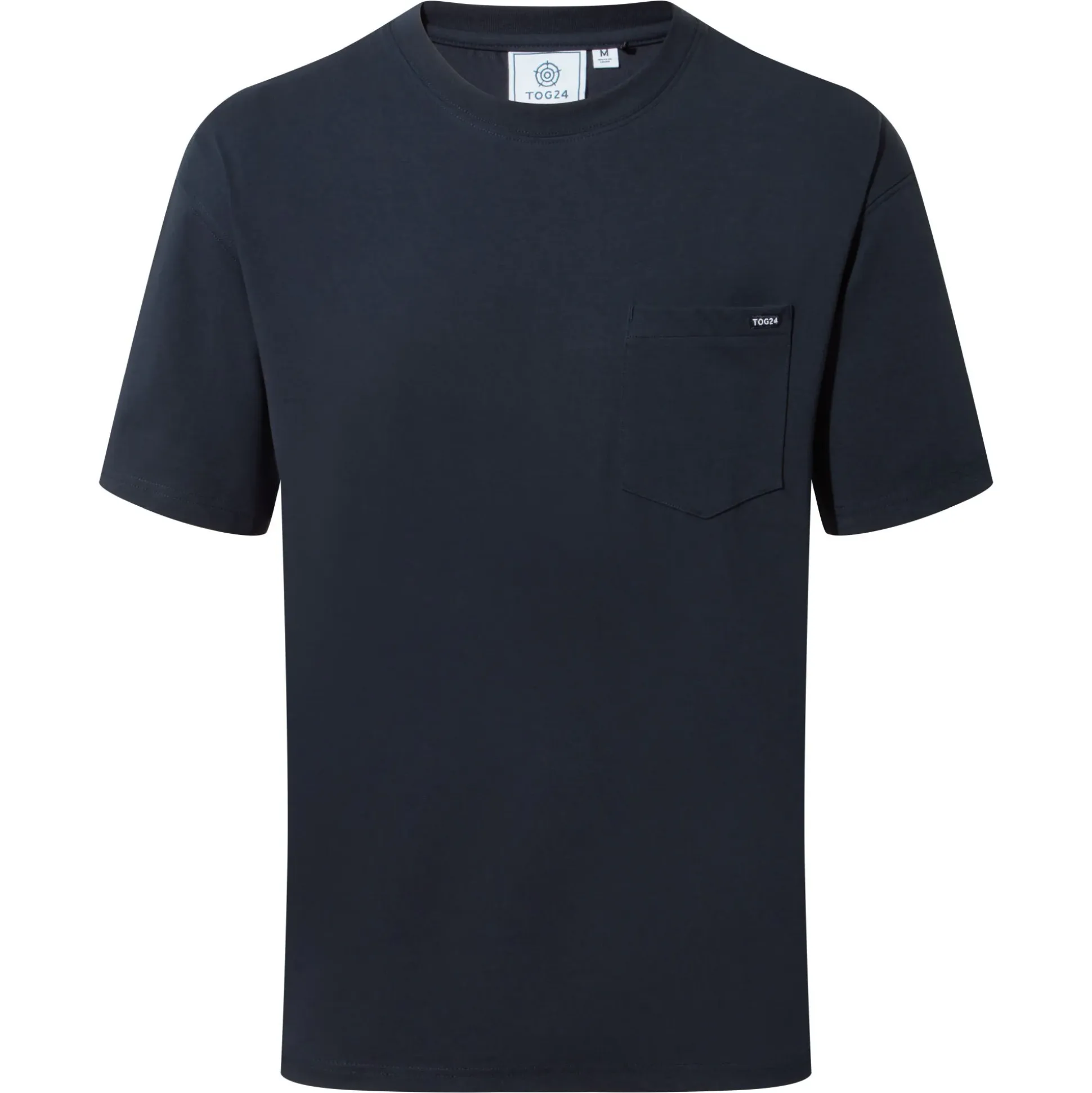 Denva Mens Oversized Premium Heavyweight 100% Cotton Jersey T-Shirt - Dark Indigo