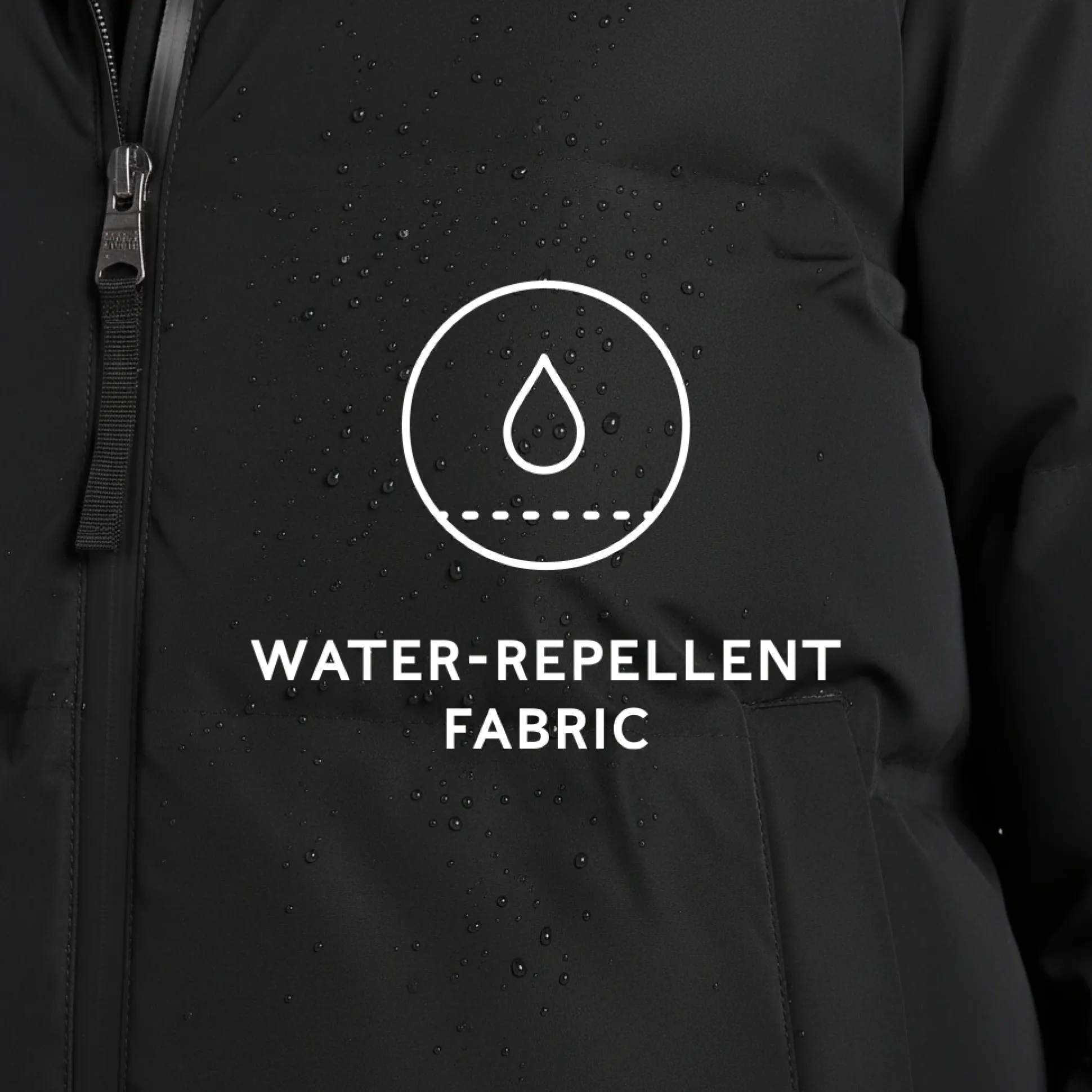 Dina Womens Shower Resistant Insulated Jacket - Black