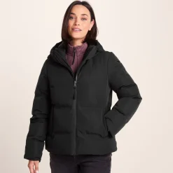 Dina Womens Shower Resistant Insulated Jacket - Black