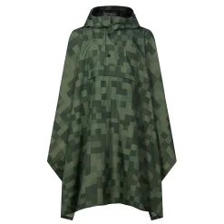 Drench Unisex Waterproof Poncho - Forage Green Pixel Print