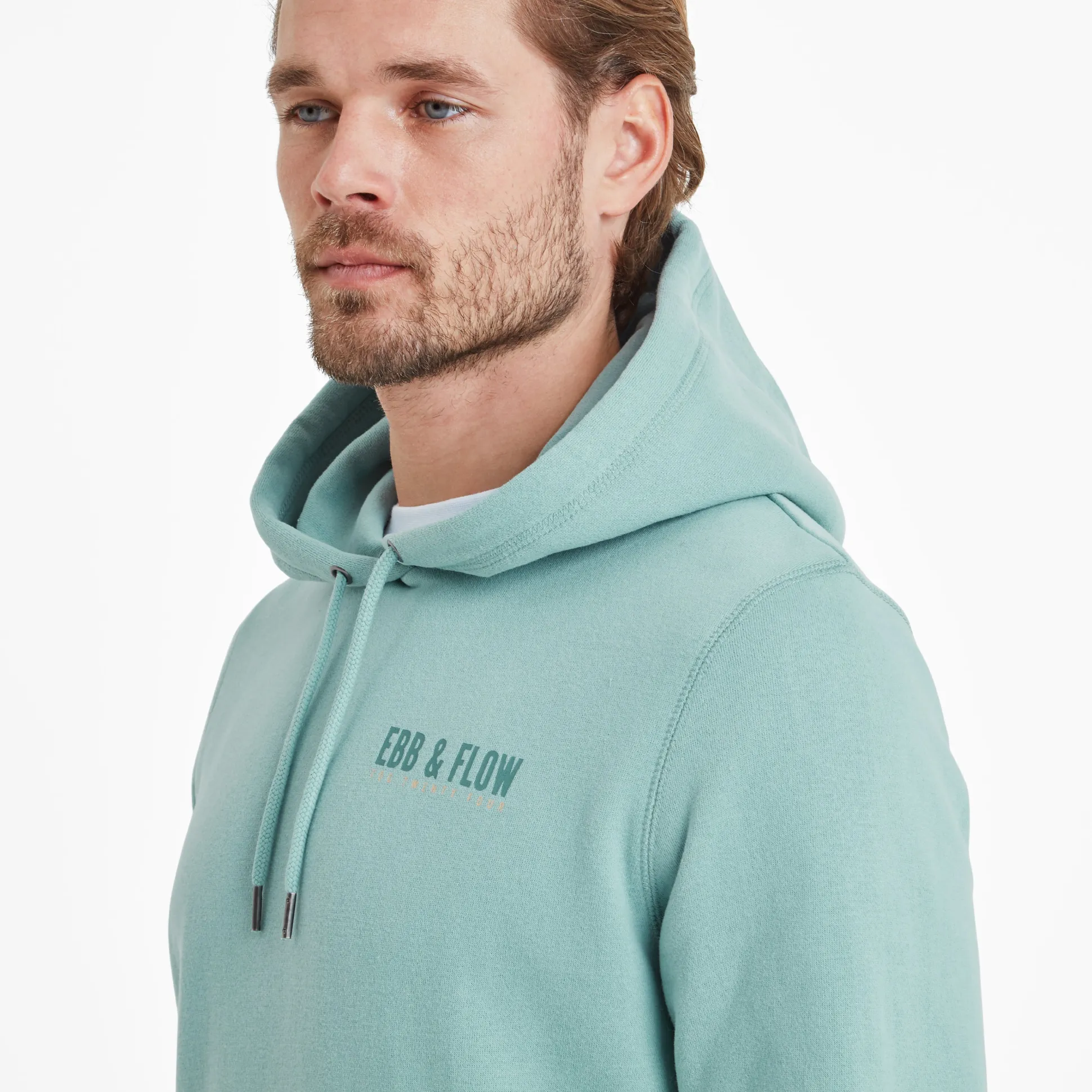 Ebb Mens Supersoft Joseph Cox Hoody - Light Sky