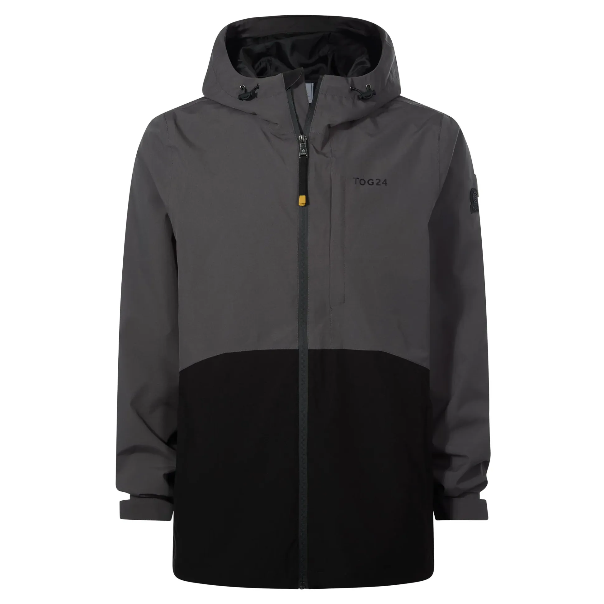 Ellon Mens Waterproof Jacket - Black/Deep Slate