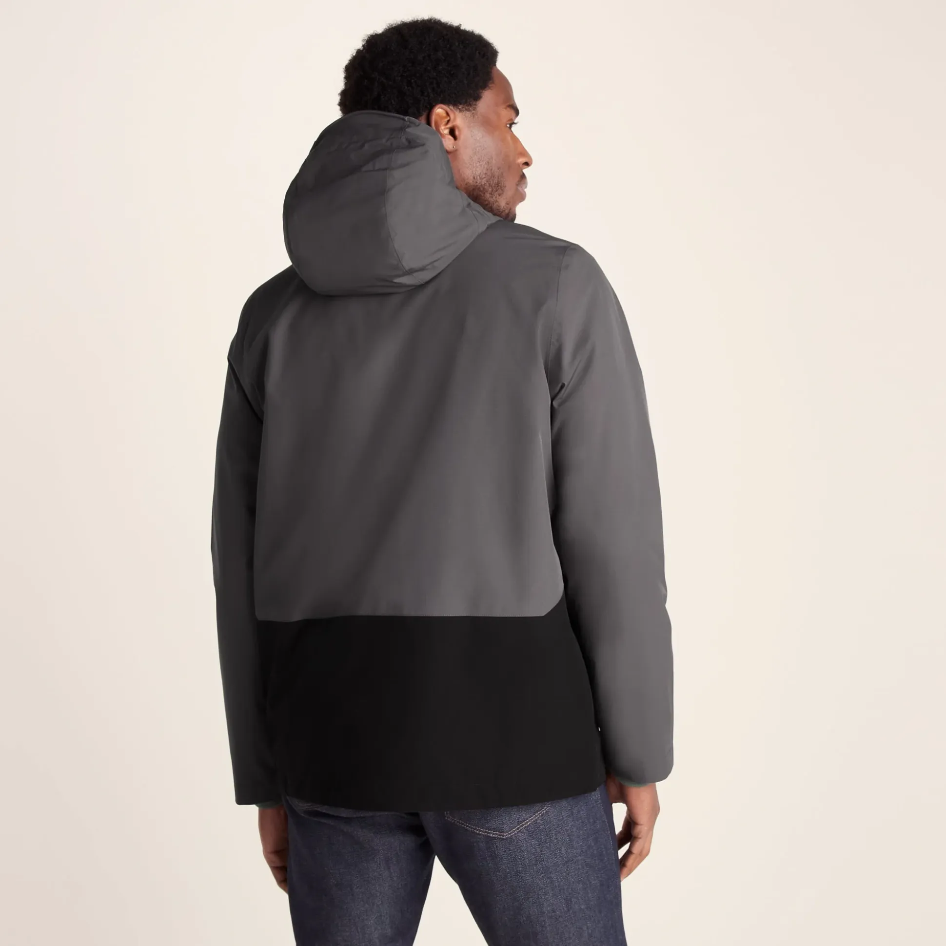 Ellon Mens Waterproof Jacket - Black/Deep Slate