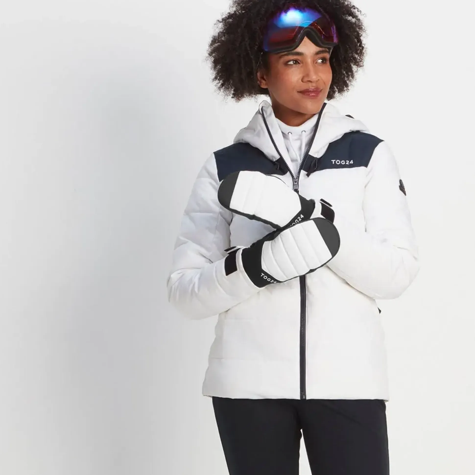Escapade Ski Mitts - Optic White