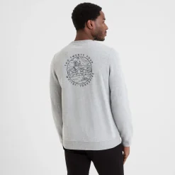 Esk Mens Supersoft Sweatshirt - Mid Grey Marl