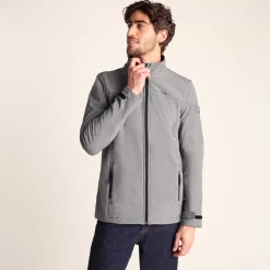 Feizor Mens Shower Resistant Softshell Jacket - Dark Grey Marl