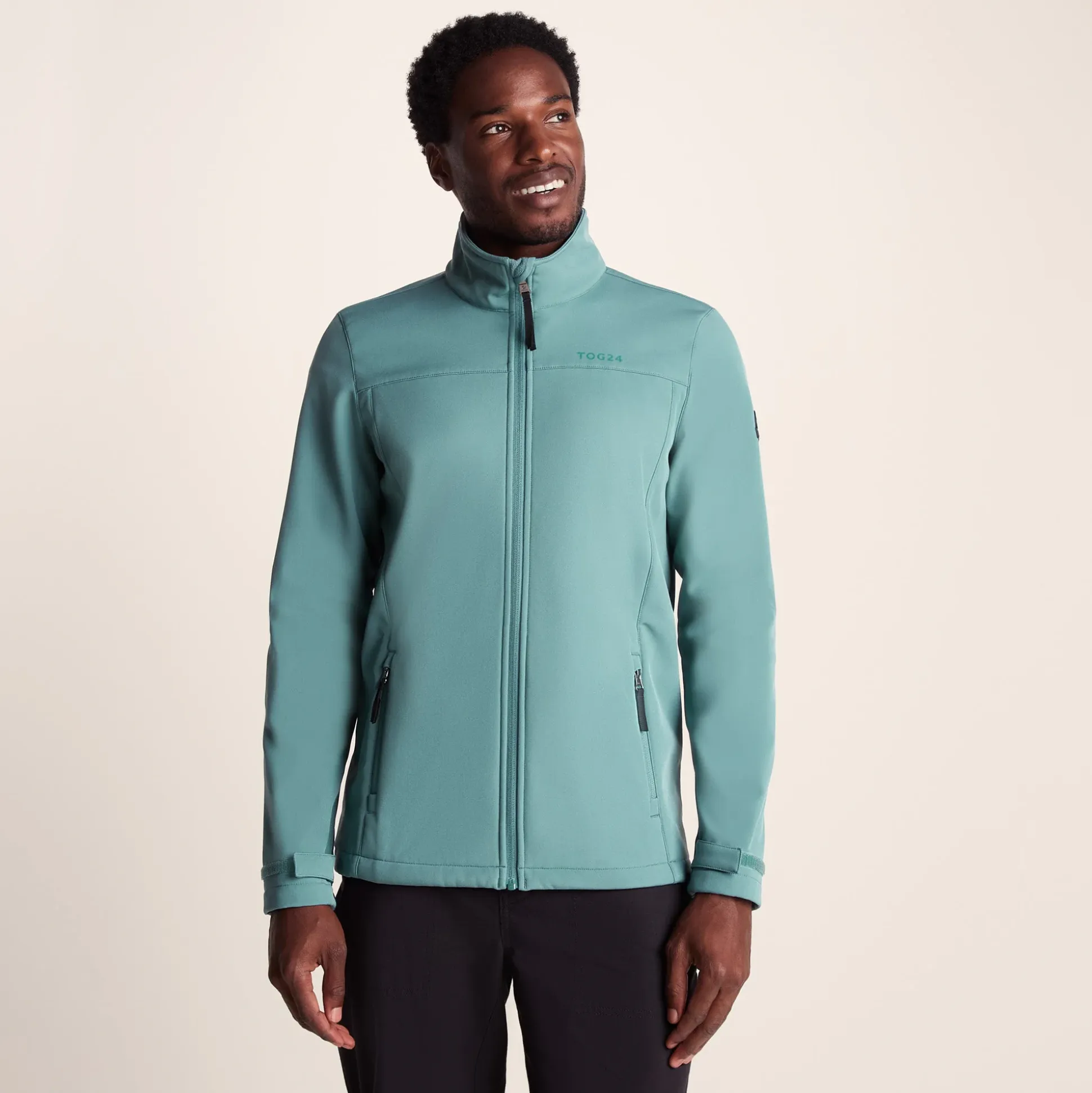 Feizor Mens Shower Resistant Softshell Jacket - Hydro Blue