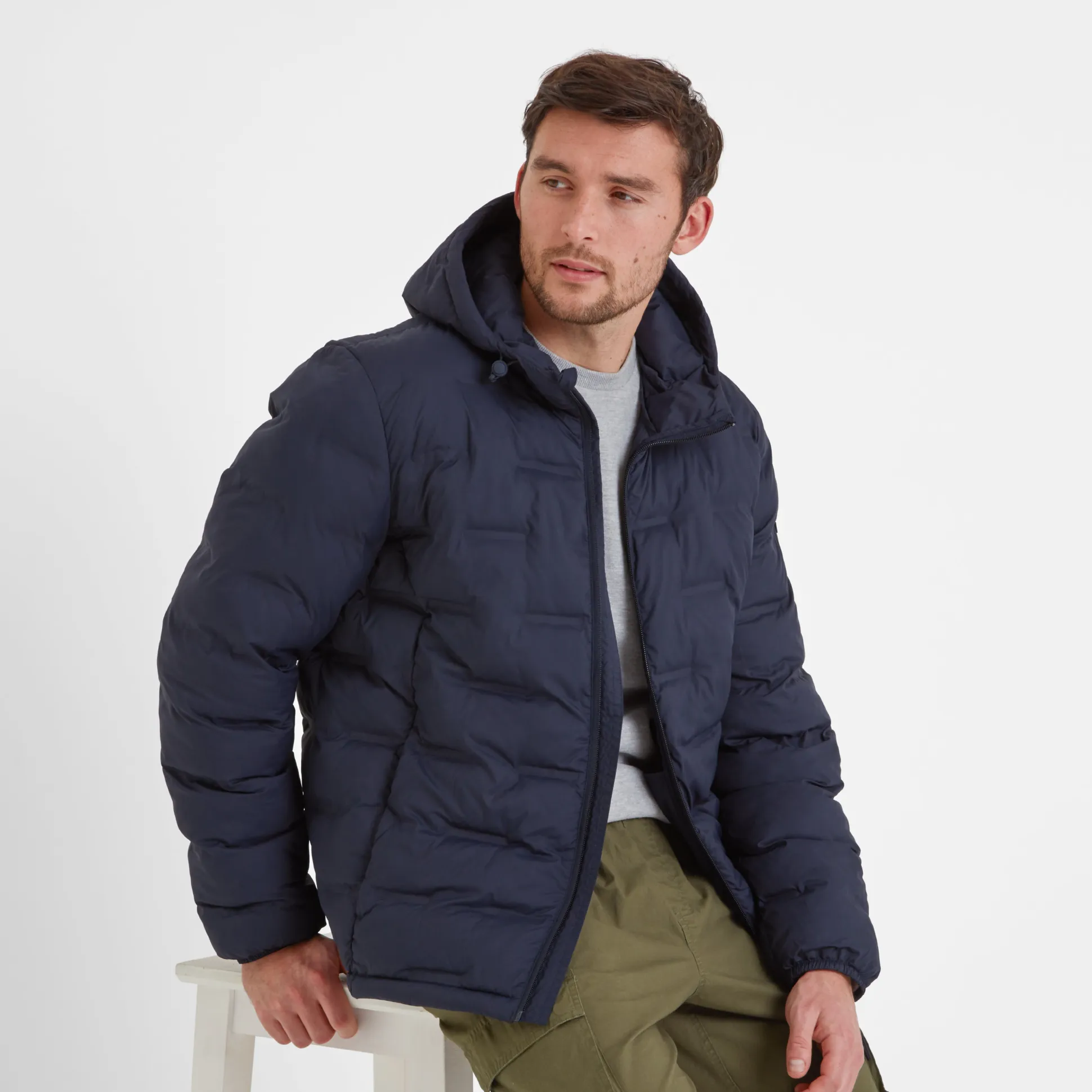 Fender Mens Shower Resistant Insulated Jacket - Dark Indigo