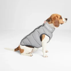 Fetch Padded Dog Coat L - Faded Pink/Ice Grey/Washed Blue