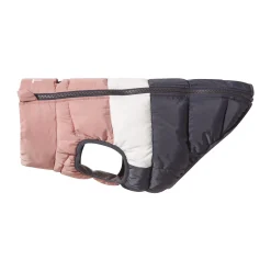 Fetch Padded Dog Coat M - Faded Pink/Ice Grey/Washed Blue