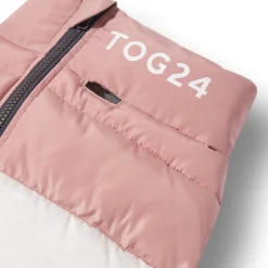 Fetch Padded Dog Coat M - Faded Pink/Ice Grey/Washed Blue