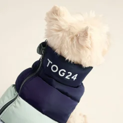 Fetch Padded Dog Coat S - Oxford Blue/Light Mist/Lavender Grey