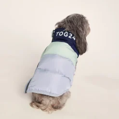 Fetch Padded Dog Coat XS - Oxford Blue/Light Mist/Lavender Grey