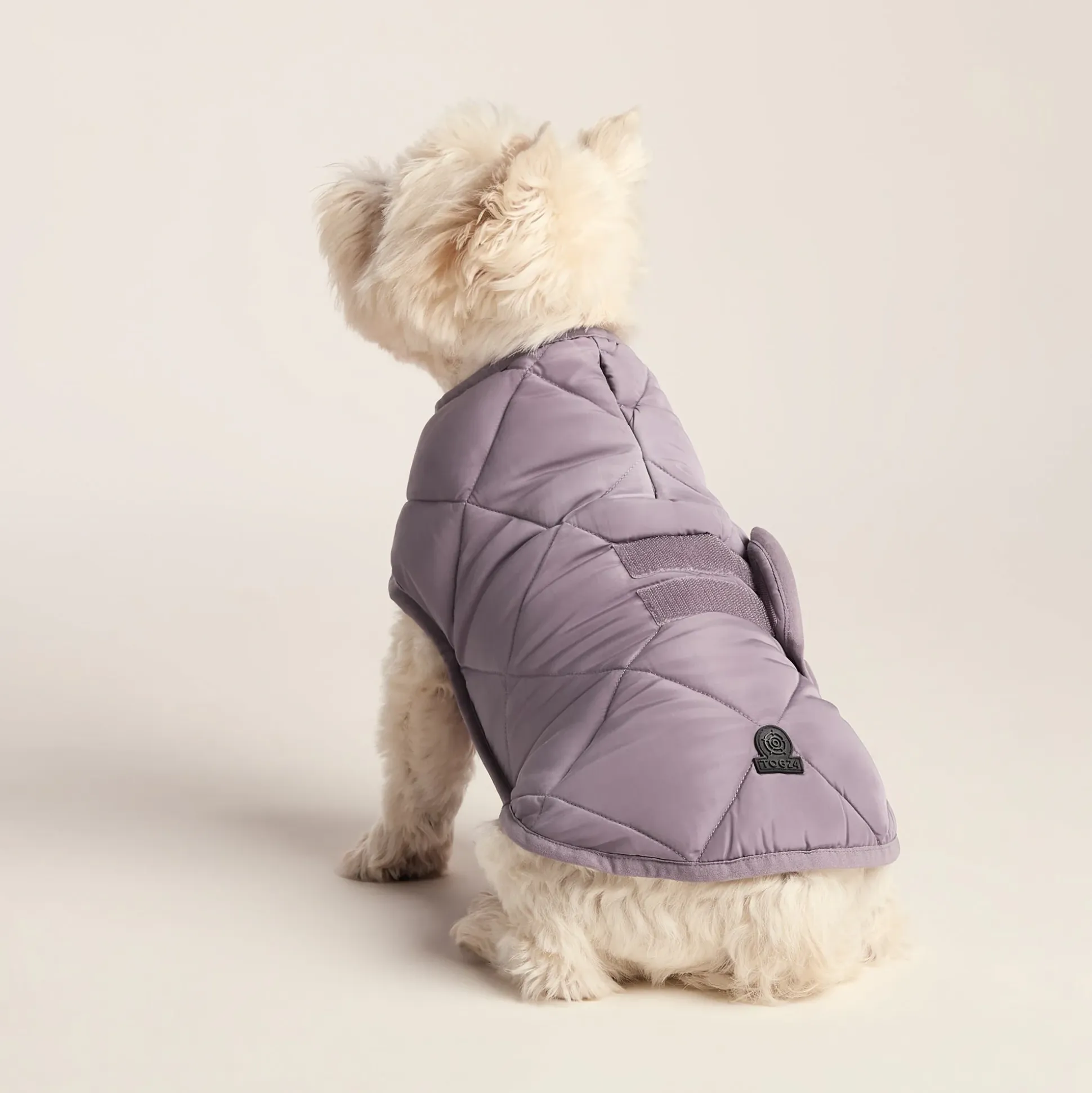 Fido Padded Dog Coat S - Dusky Lilac