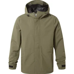 Flynn Mens Waterproof Jacket - Moss Green