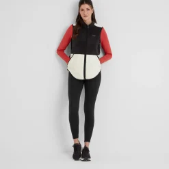 Fordley Womens Microfleece Gilet - Black/Vanilla