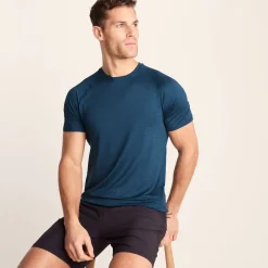 Fraser Mens Performance T-Shirt - Inky Blue