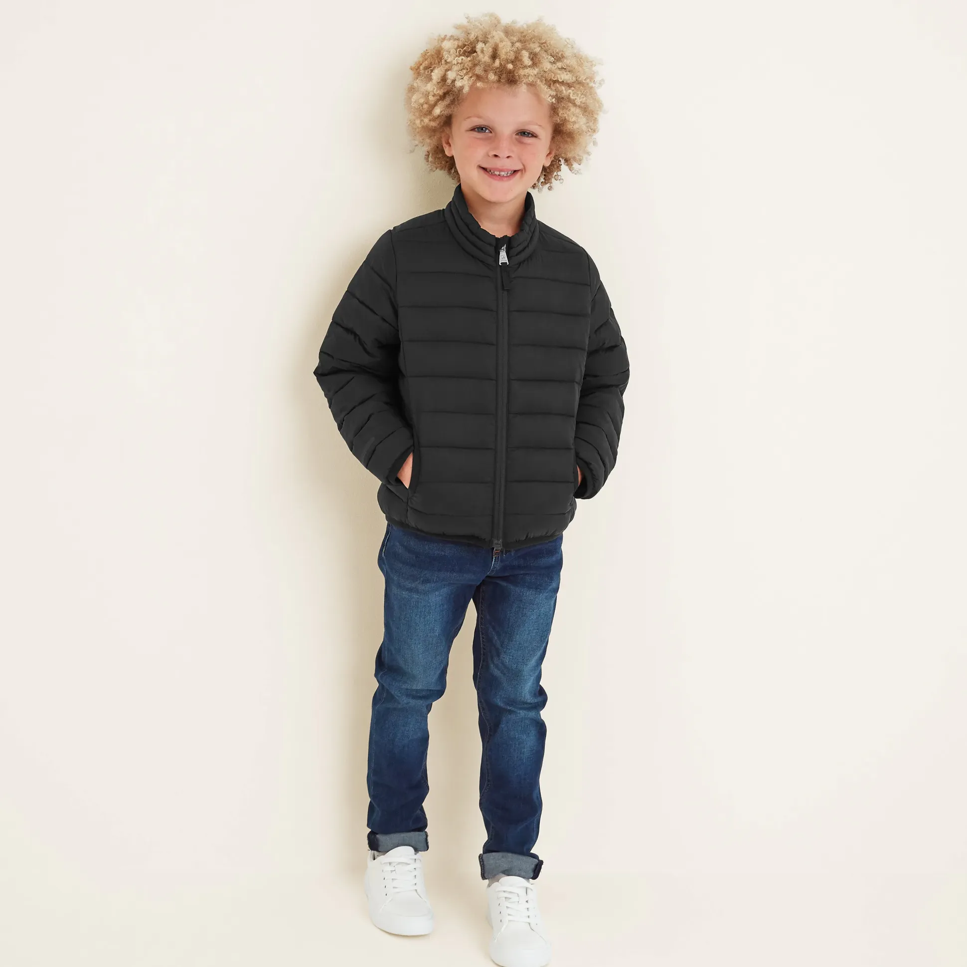 Gibson Kids Insulated Padded Jacket - Black