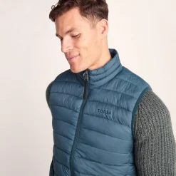Gibson Mens Insulated Padded Gilet - Lagoon Blue
