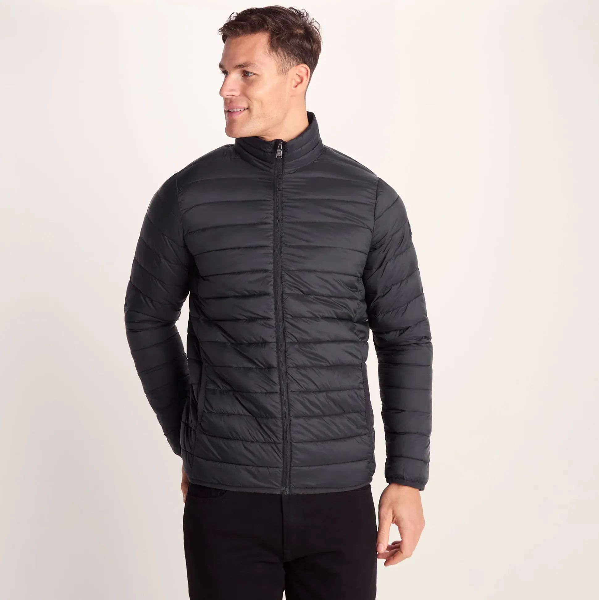 Gibson Mens Insulated Padded Jacket - Black