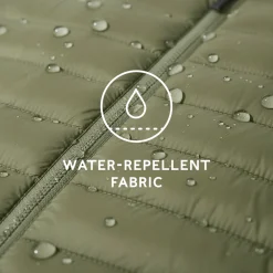 Gibson Mens Insulated Padded Jacket - Khaki