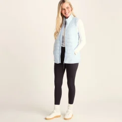 Gibson Womens Insulated Padded Gilet - Ice Blue